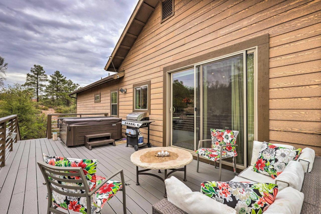 Elkwood Lodge Star Valley Cabin With Hot Tub Payson Exterior photo