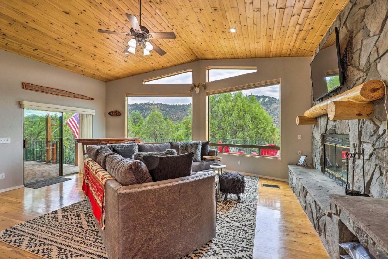 Elkwood Lodge Star Valley Cabin With Hot Tub Payson Exterior photo