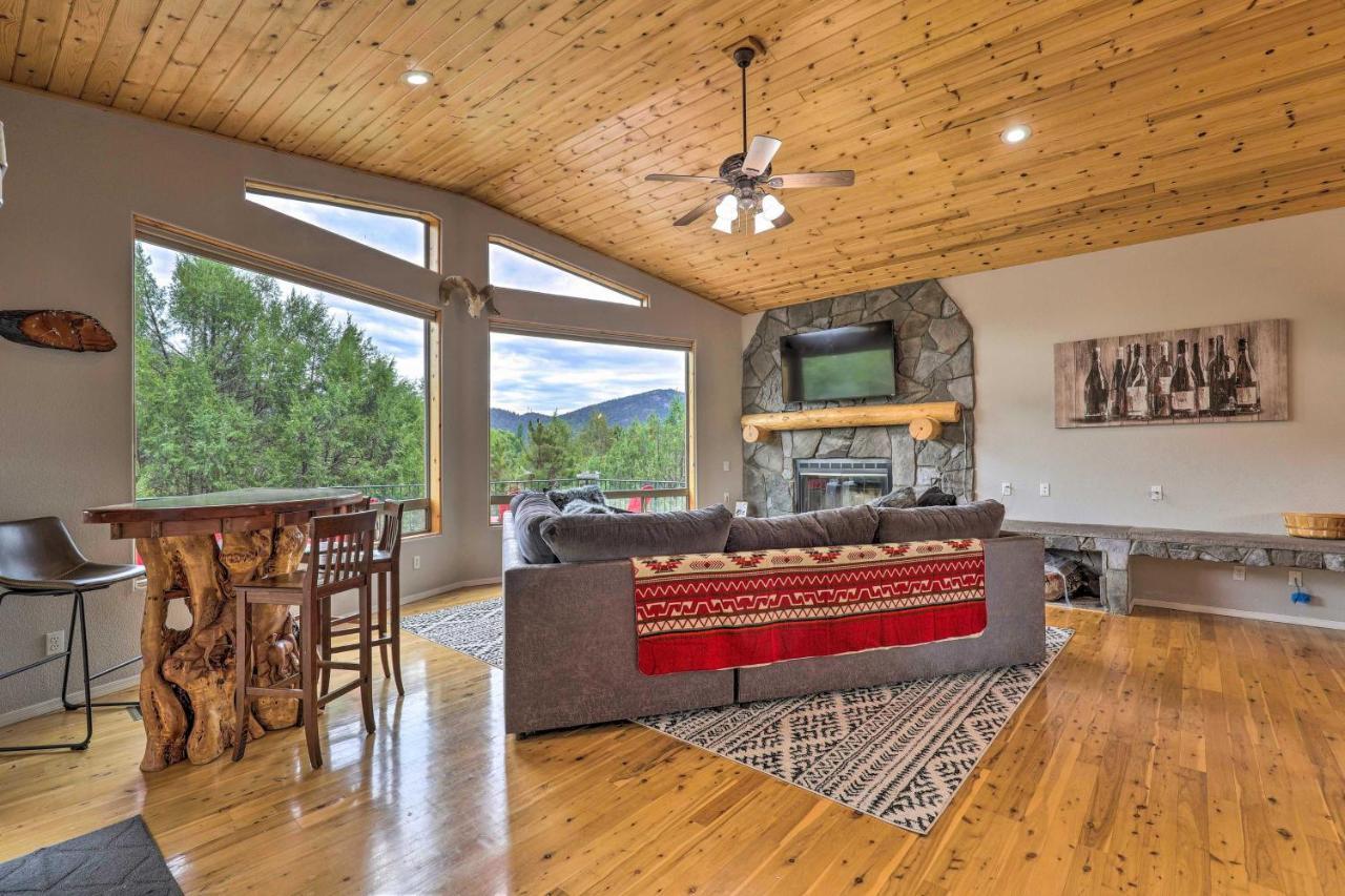 Elkwood Lodge Star Valley Cabin With Hot Tub Payson Exterior photo