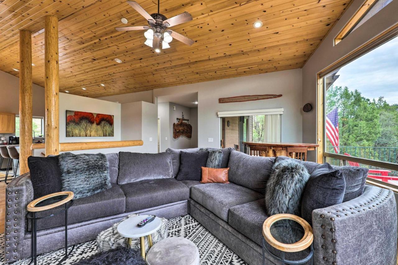 Elkwood Lodge Star Valley Cabin With Hot Tub Payson Exterior photo