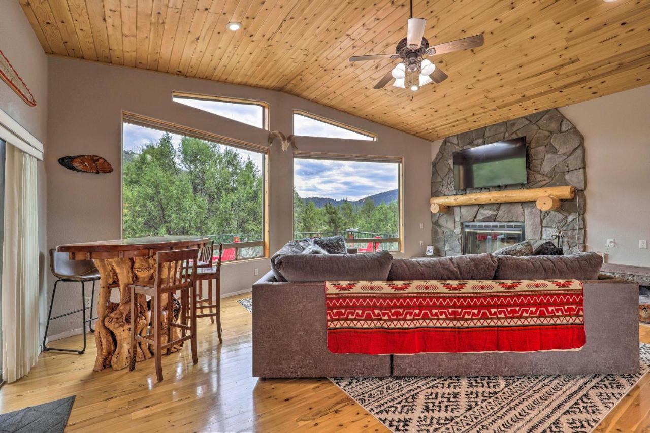 Elkwood Lodge Star Valley Cabin With Hot Tub Payson Exterior photo